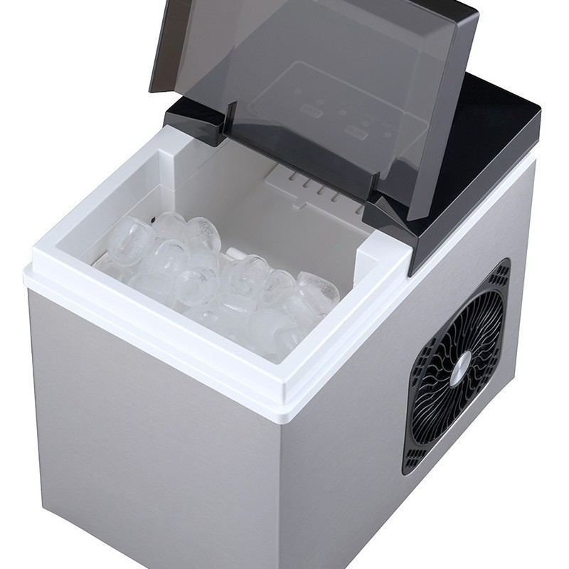 实心制冰机家用小型桌面迷你户外宿舍全自动子弹型冰块机图2