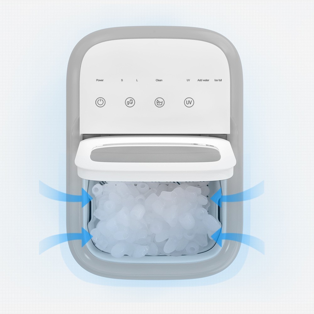 小型制冰机夏季冷饮全自动宿舍迷你造冰机家用静音冰块机智能外贸图5