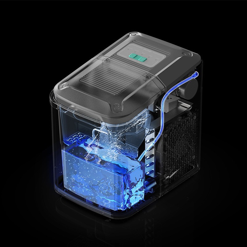 家用制冰机小型全自动奶茶店冷饮冰块机自动清洗造冰机厂家图2