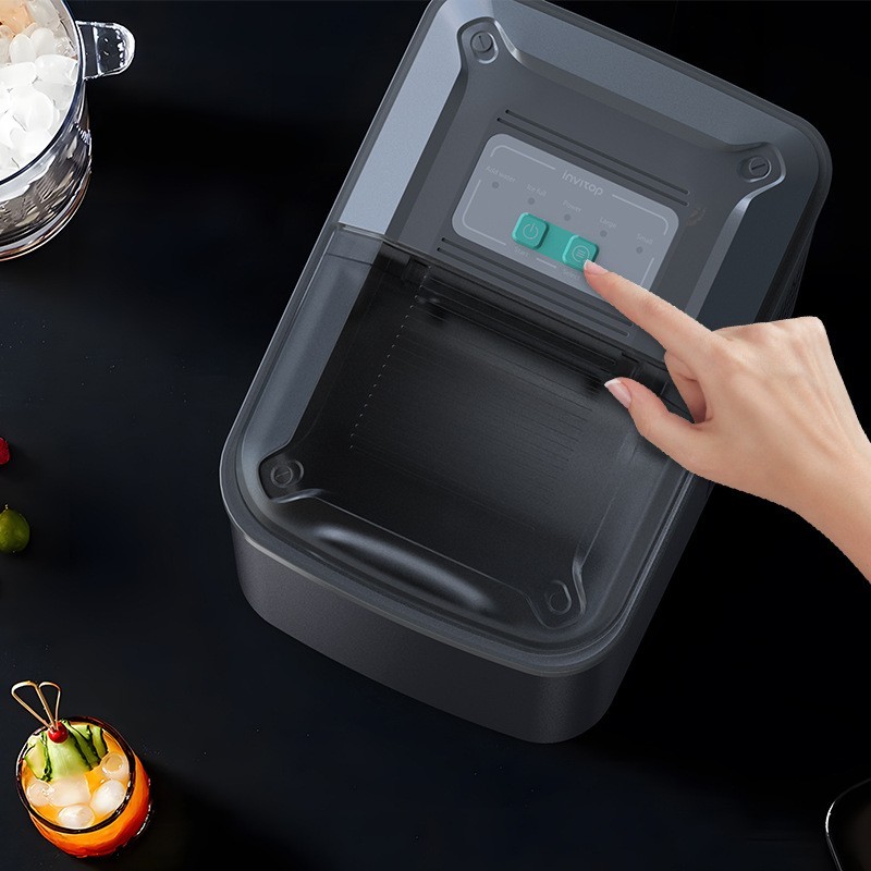 家用制冰机小型全自动奶茶店冷饮冰块机自动清洗造冰机厂家图3