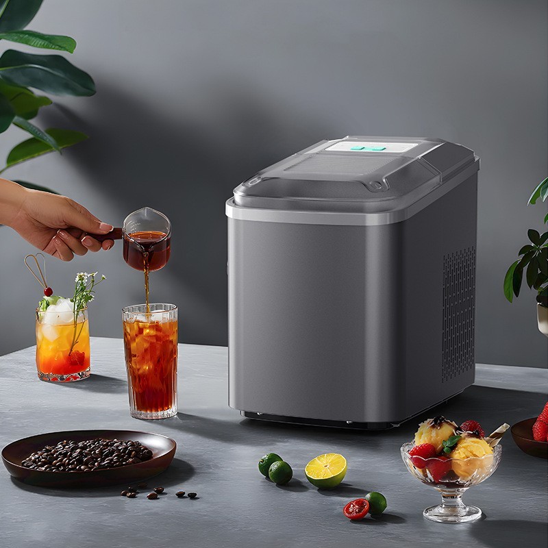 家用制冰机小型全自动奶茶店冷饮冰块机自动清洗造冰机厂家图4
