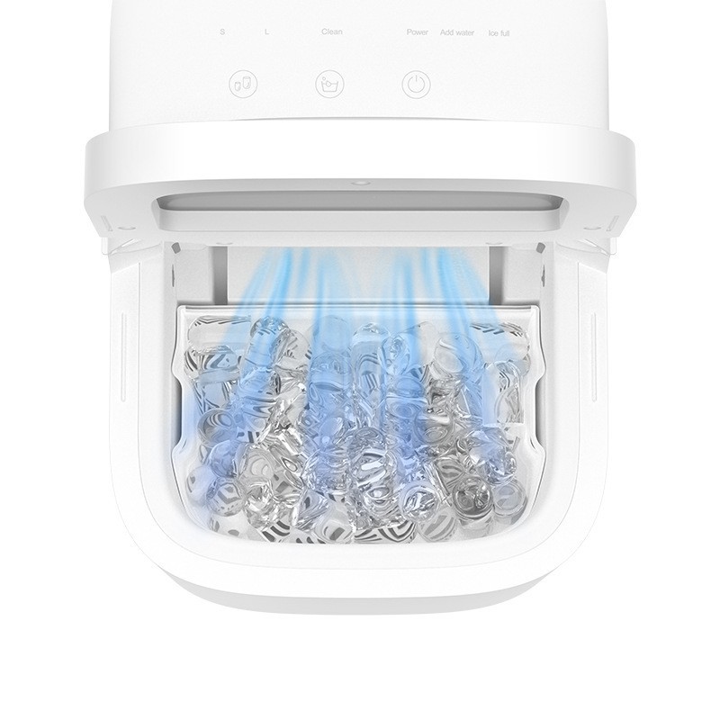 制冰机家用商用迷你奶茶店造冰机小型冰块机大功率全自动杀菌冰块图3
