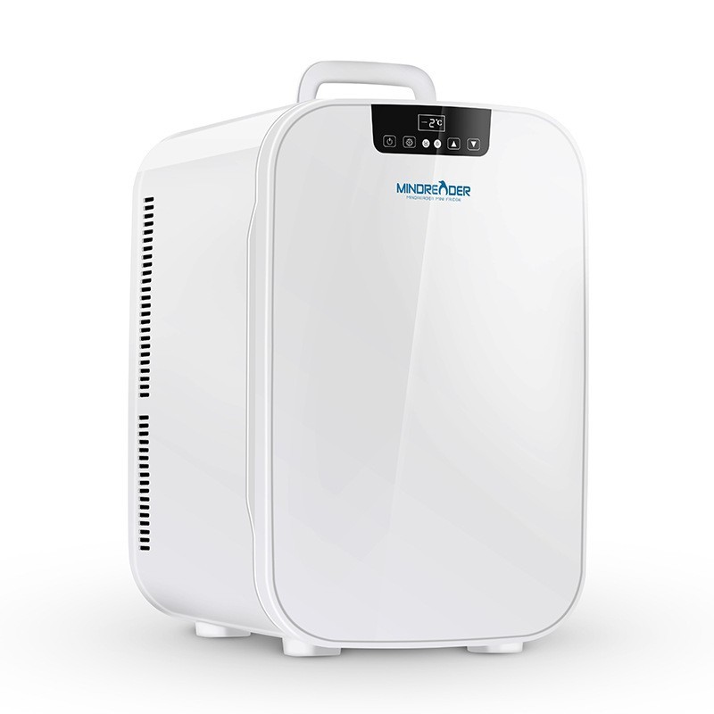 加工定制25L数显迷你冰箱玻璃面板大容量家车两用便携式车载冰箱图3