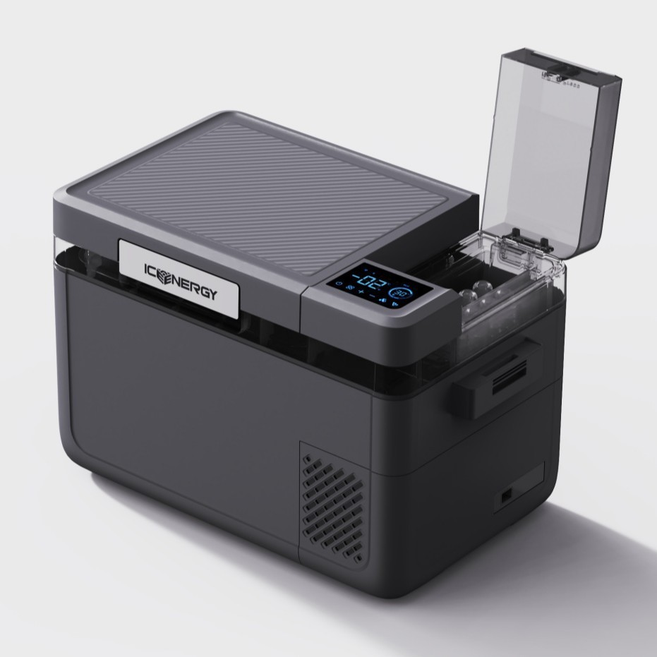 车载式制冰冰箱12V24V大升量长途重型卡车货车快速制冰冷冻一体机图5