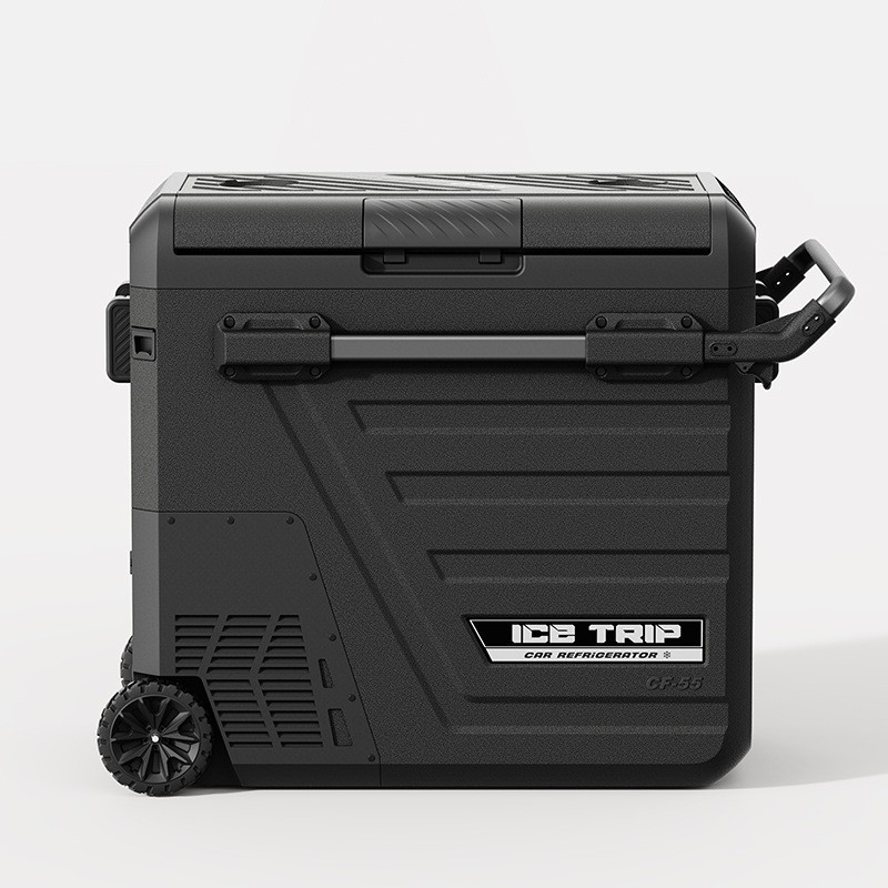 2025新款跨境OEM车载专用冰箱可结冰55L双开门压缩机插电冰箱定制图3