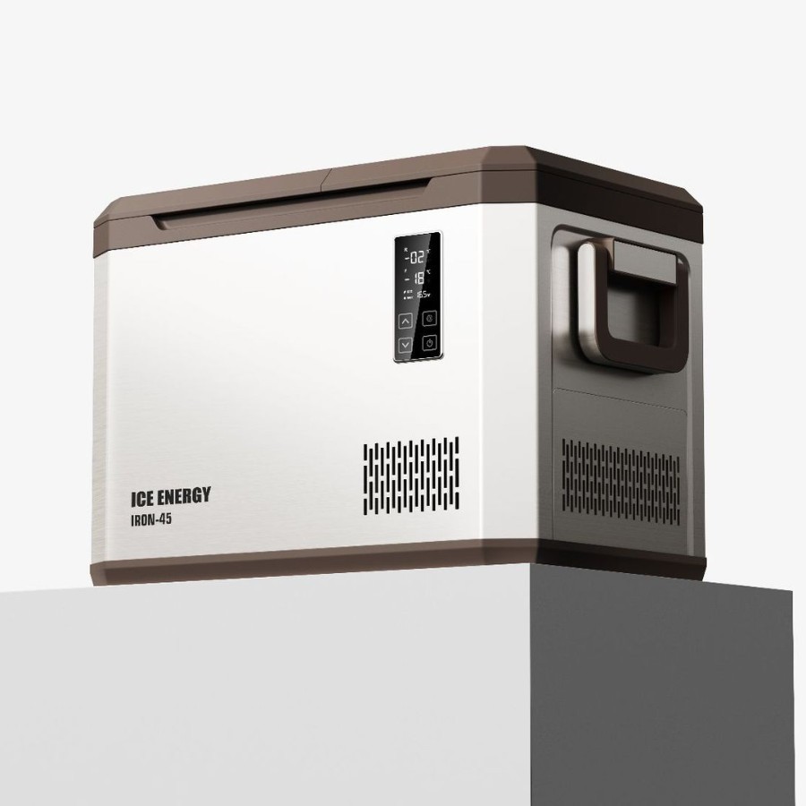 ODM定制长途货车压缩机冰箱48升金属面板冷冻冷藏双温区户外冰箱图3