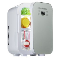 跨境10升数显温控面板车家两用冷暖两用冷藏加热小型车载冰箱