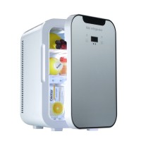 跨境欧美16升-20L便携式台式化妆品车家冷暖两用冰箱车载电冰箱