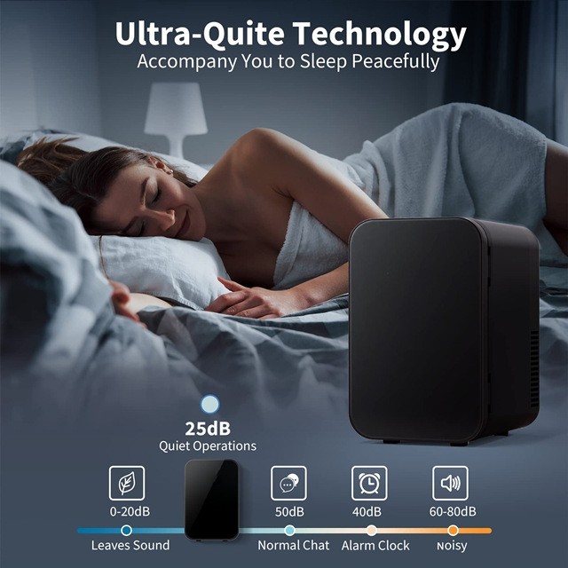 跨境欧美全英文6L迷你小型办公室寝室学生冷暖车家两用台式小冰箱图3