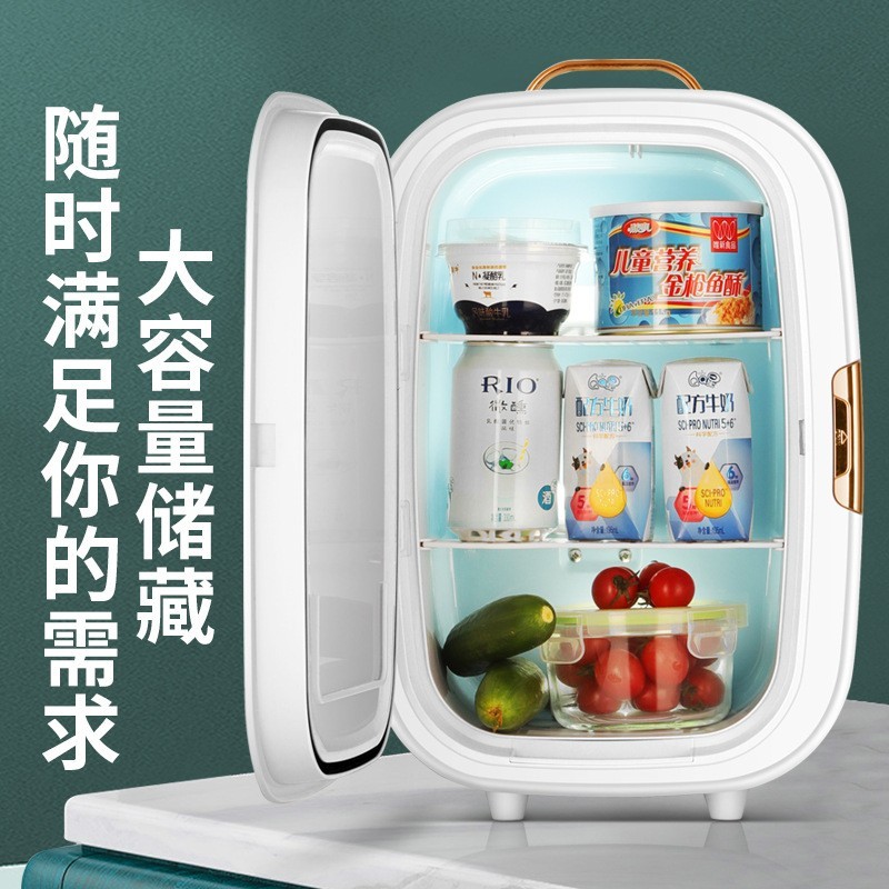 迷你冰箱车载冰箱车家两用化妆品学生宿舍便捷式小型20L图4