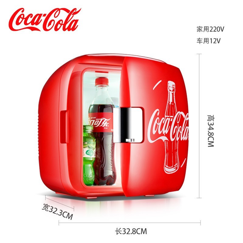 可口可乐车载冰箱迷你小型冰箱制冷家用宿舍定制冷暖箱礼品图2