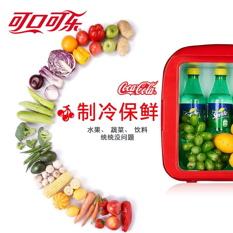 可口可乐9L车载冰箱 迷你小冰箱小型宿舍冷藏箱厂家礼品图5