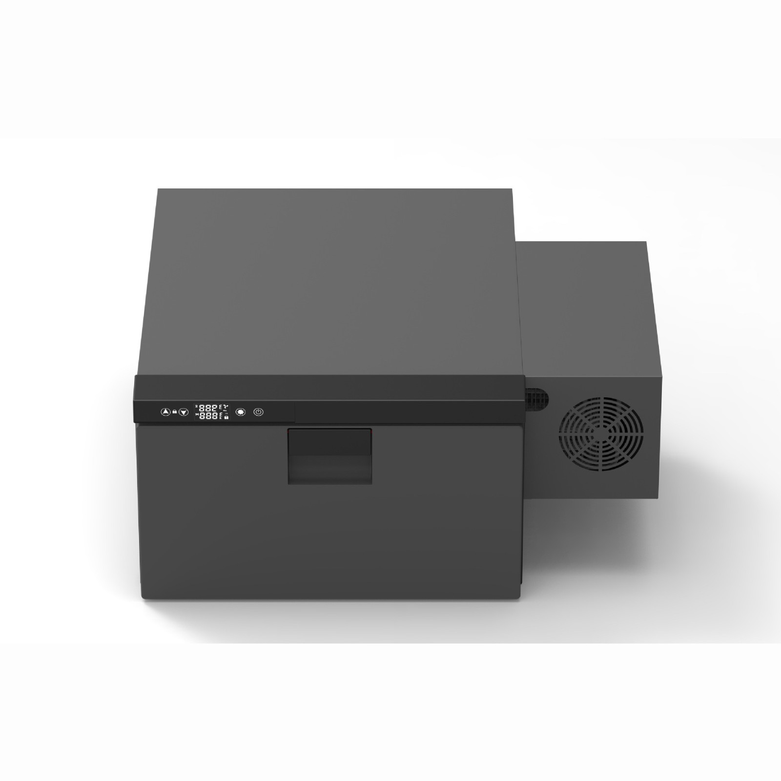 加工定制24L卡车抽屉式压缩机车载冰箱3种安装方式低噪音强制冷冻图3