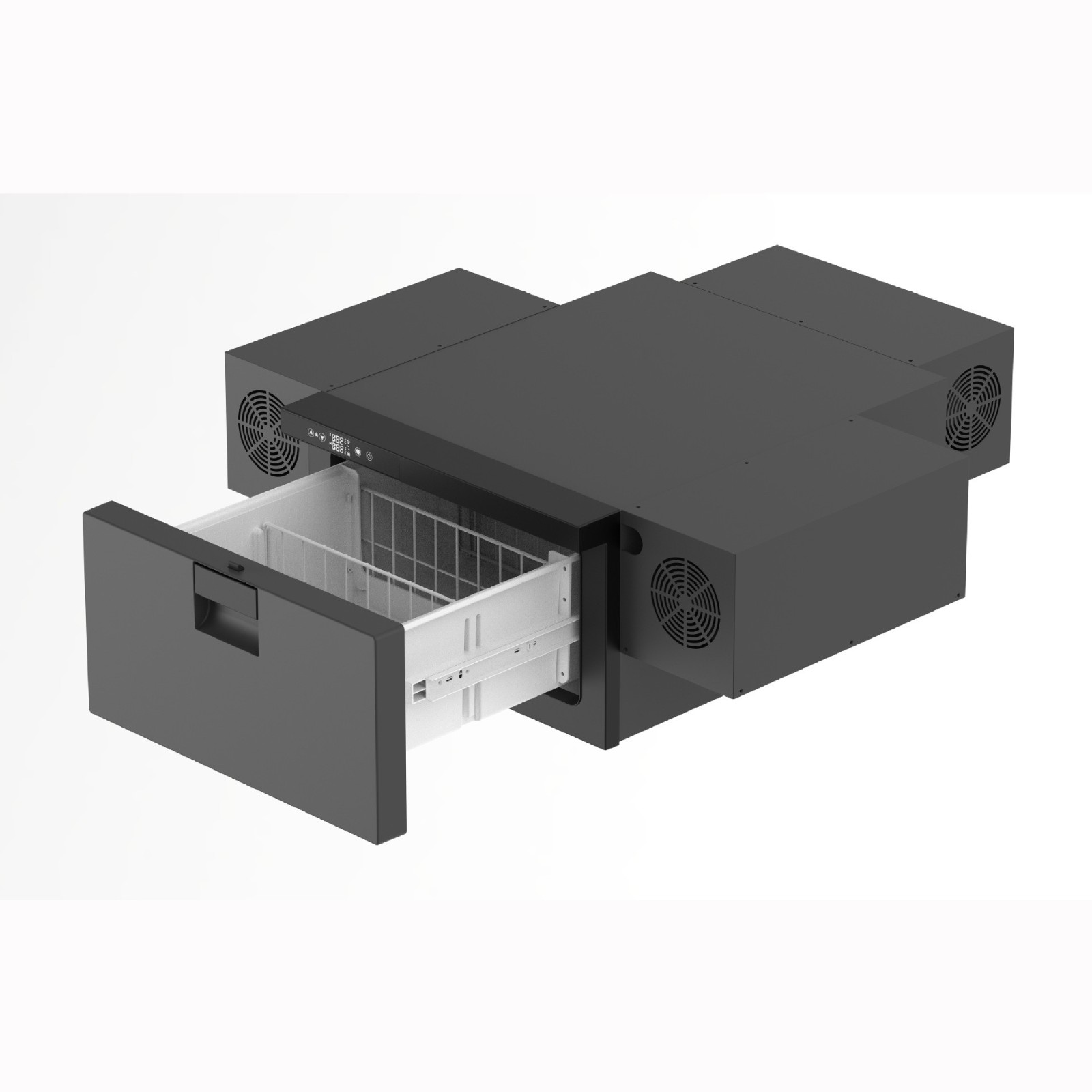 加工定制24L卡车抽屉式压缩机车载冰箱3种安装方式低噪音强制冷冻图5