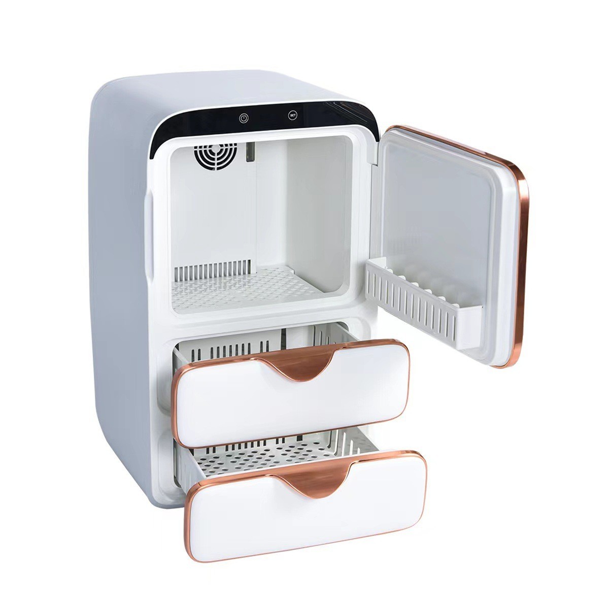 定制外贸16L家用化妆品冷藏美容冰箱 迷你便携式护肤美妆冰箱图5