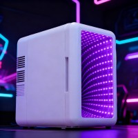 4L美妆冰箱隧道灯迷你冰箱跨境热销礼品冰箱节能静音小冰箱