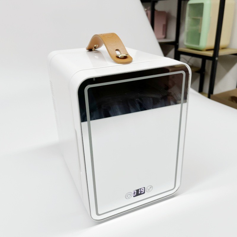 美妆冰箱110V美规跨境电商礼品12V冷热两用6L车家小冰箱图4