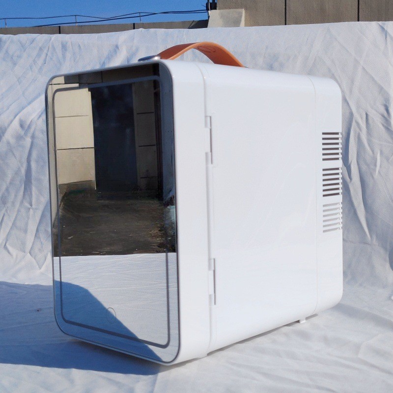 美妆冰箱110V美规跨境电商礼品12V冷热两用6L车家小冰箱图2