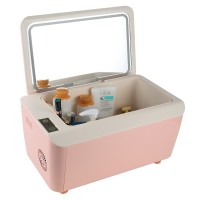 迷你化妆小冰箱车载美妆冰箱车家两用办公室学生宿舍母乳化妆品便