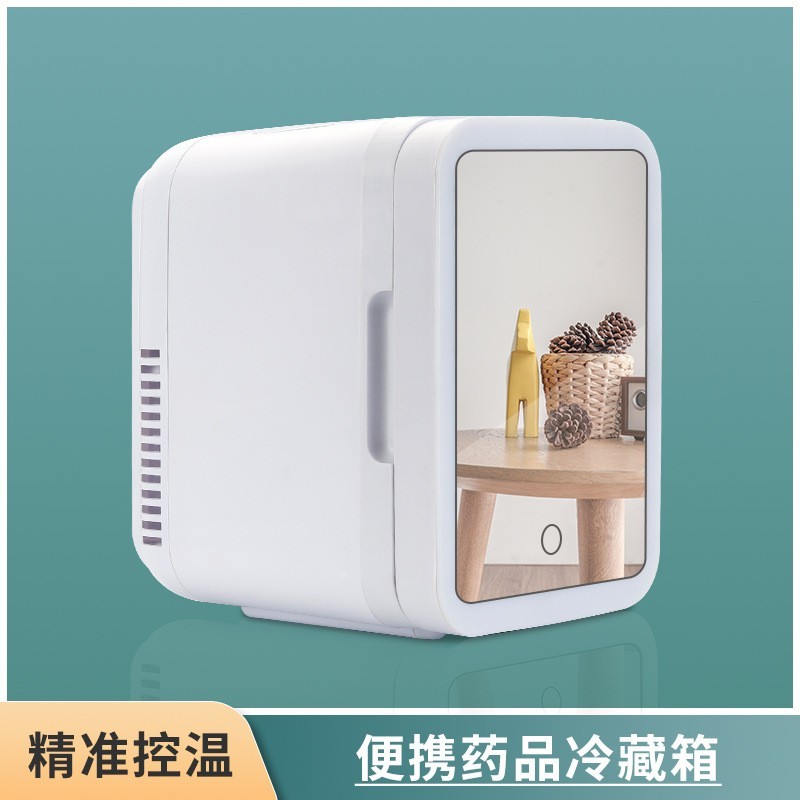 实用小型车载冰箱 高颜值镜面冰箱 家车两用冰箱图2