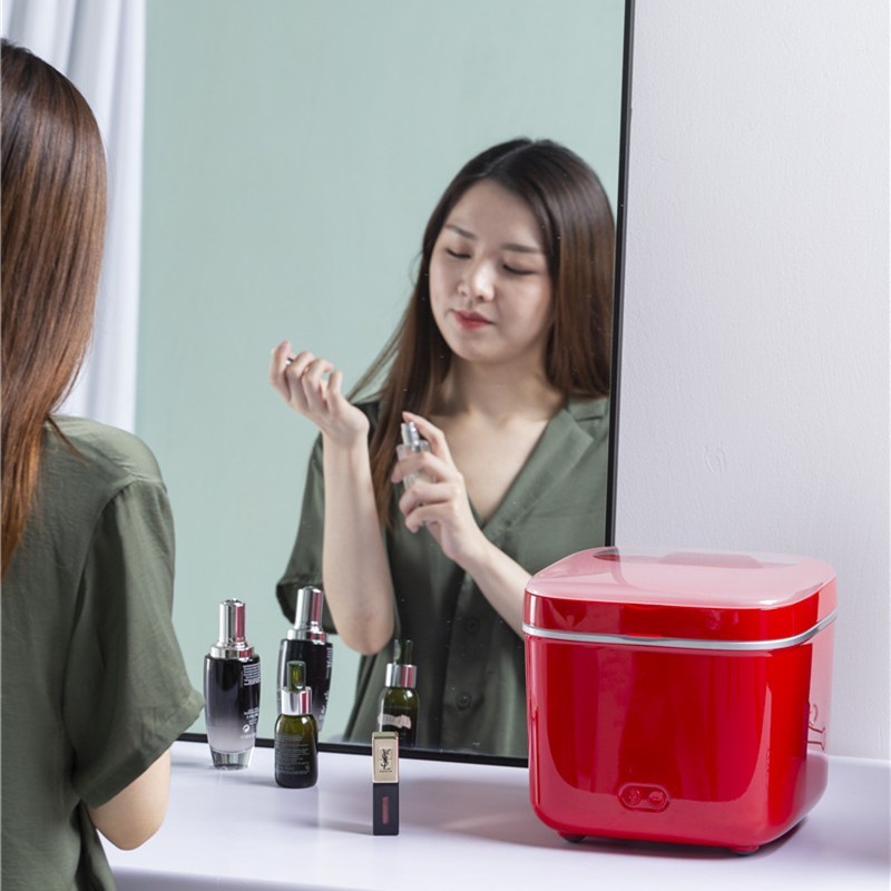 车载冰箱 快速制冷小冰箱 迷你小冰箱 化妆品面膜专用智能小冰箱图2