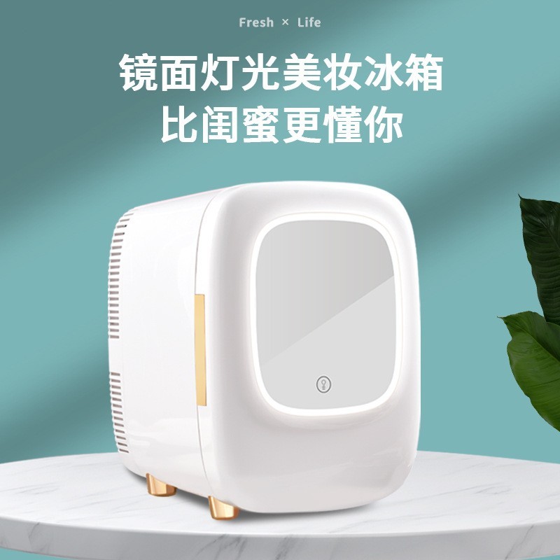 贴牌定制迷你静音美妆冰箱车载冰箱迷你冰箱定制小冰箱美妆冰箱图2
