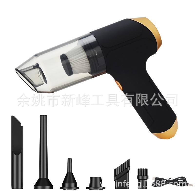 手持四吸车载吸尘器 汽车吹吸多用吸尘器图5