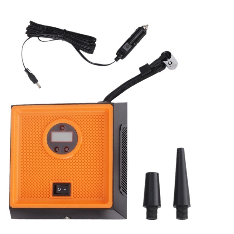 户外便携式应急汽车打气泵智能数显车载充气泵摩托车轮胎打气泵图5