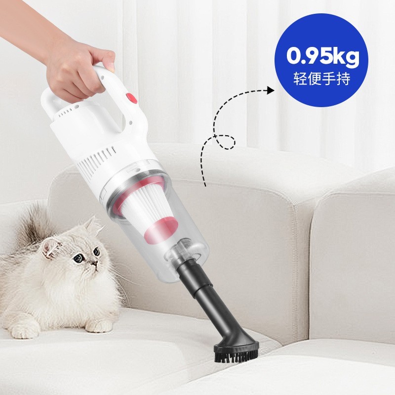 定制便携式车载家用无线吸尘器 大功率吸力手推式懒人汽车吸尘器图2
