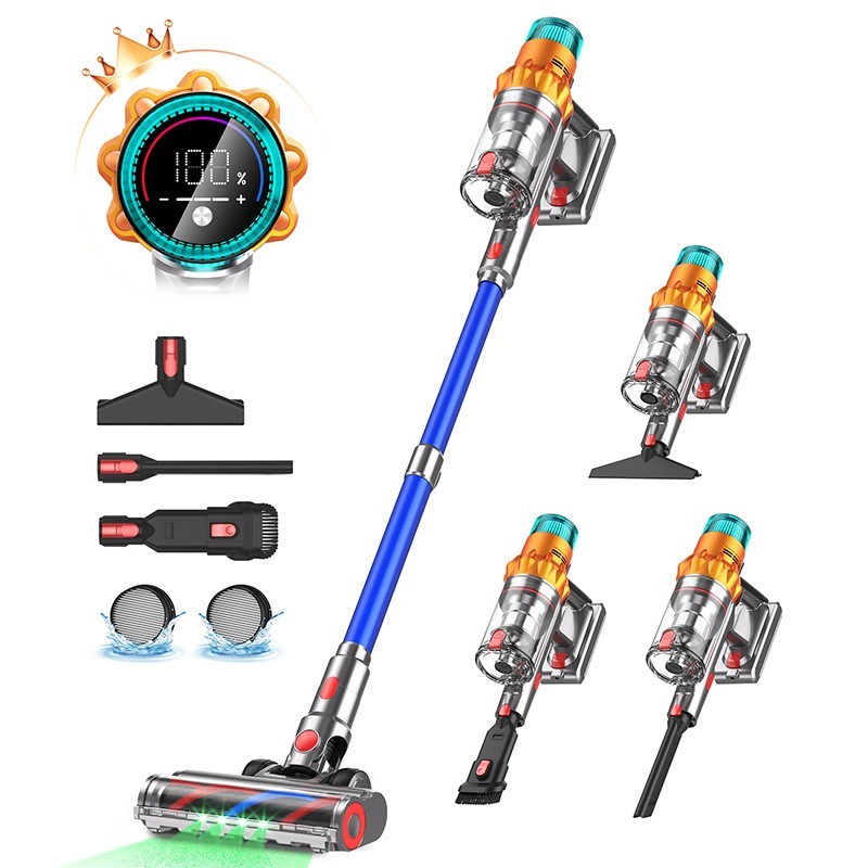 跨境无线吸尘器家用大吸力大功率显尘地毯式多功能宠物手持式吸尘图2