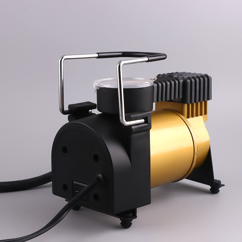 车载充气泵便携式汽车打气泵电动轮胎加气泵多功能打气车用电动车图2