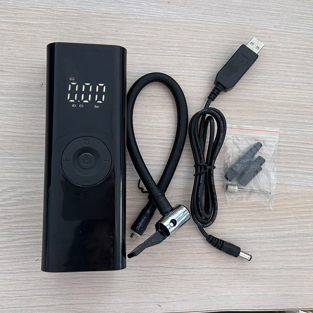 多功能车载充气泵便携式无线电动车自行车摩托车打气泵汽车电动气图3