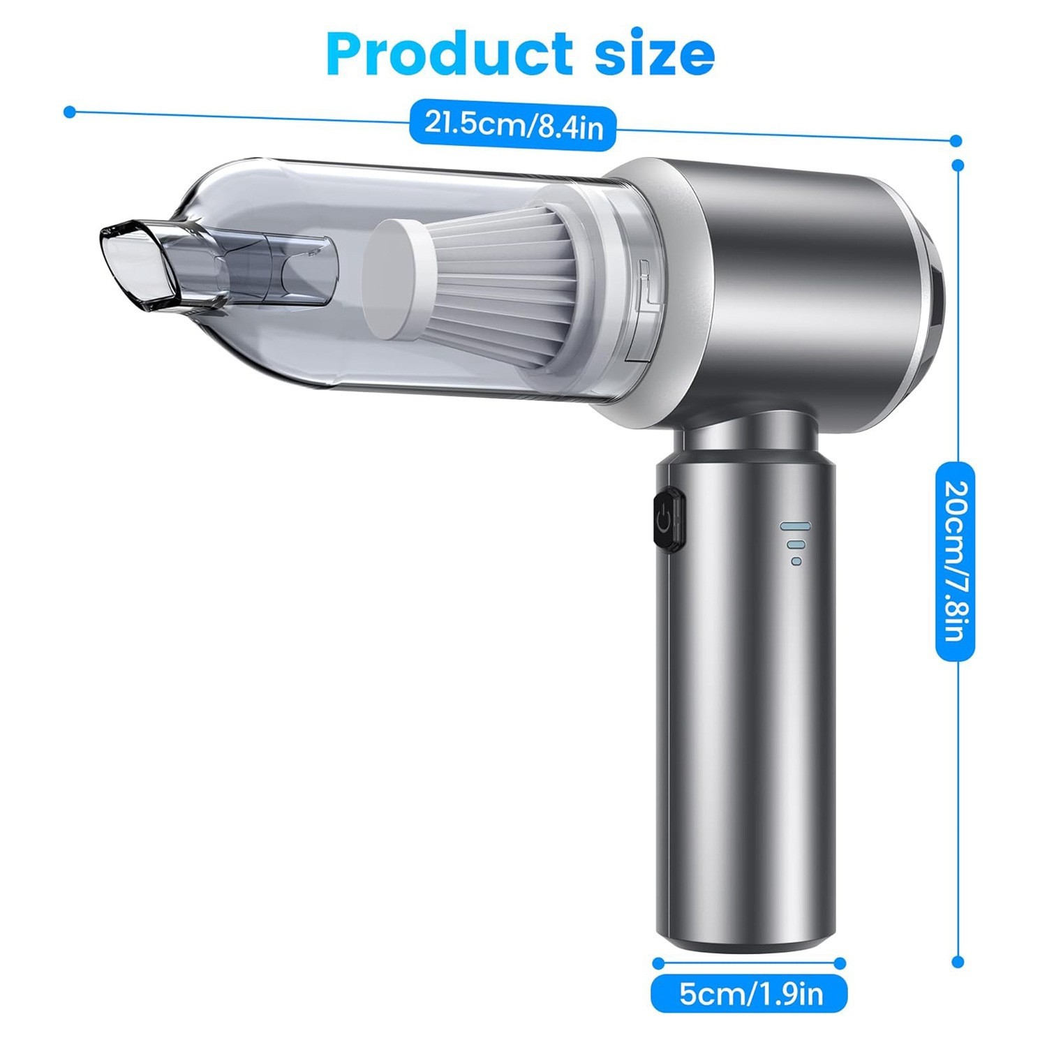 大吸力无刷吸尘器3档可调无线便携式真空车载吸尘器图2