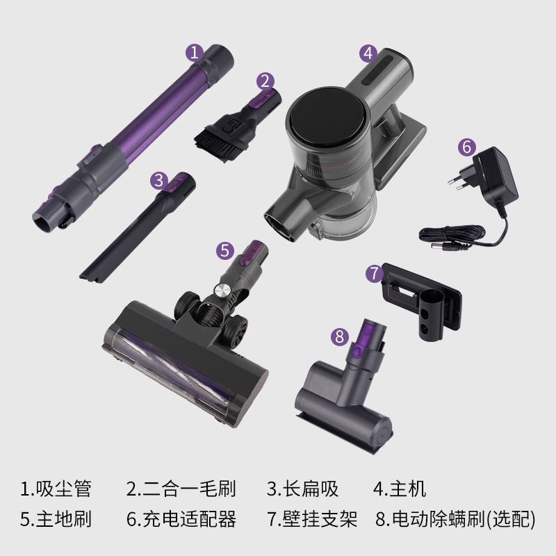 吸尘器家用手持式强劲大功率桌面地毯清洁无线有线真空吸尘机跨境图6