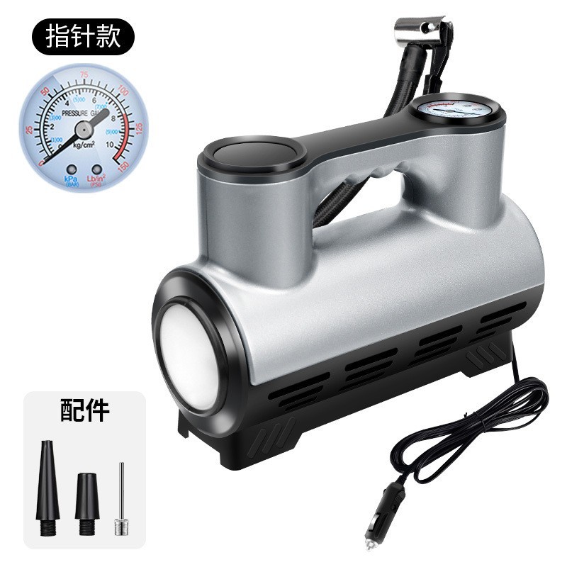 定制车载充气泵轮胎打气泵大功率打气机便携式数显智能打气筒图5