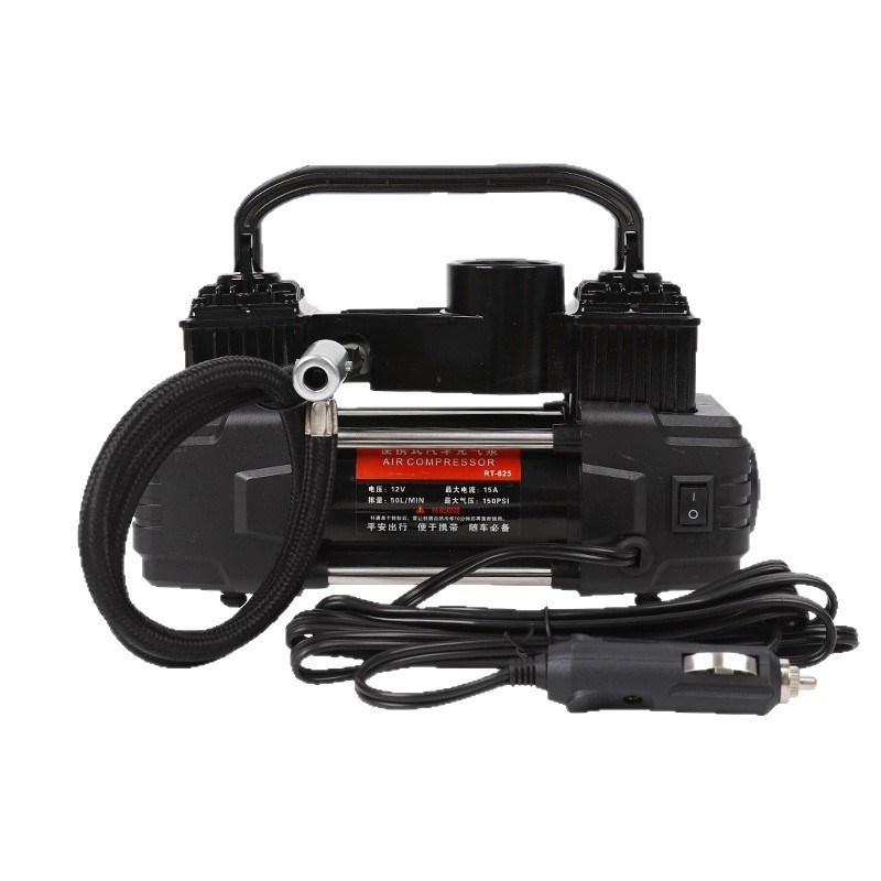 定制车载充气泵小轿车便携式汽车电动车轮胎12v加气泵打气筒图3