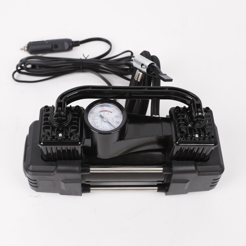 定制车载充气泵小轿车便携式汽车电动车轮胎12v加气泵打气筒图2