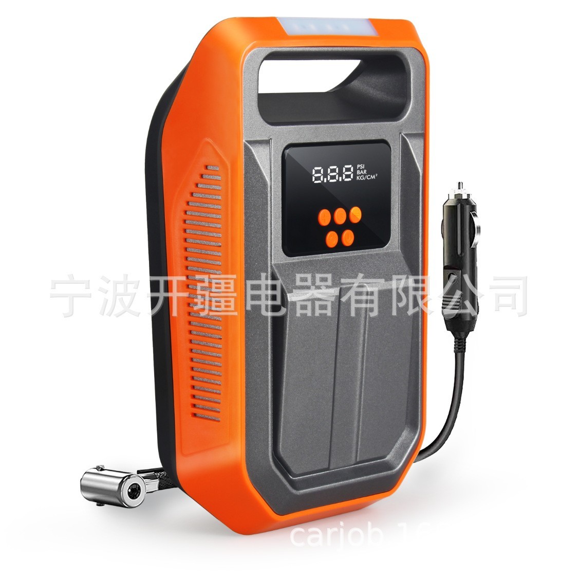 跨境高端车载充气泵轮胎充气泵数显充气泵预设压力大功率极速充气图4