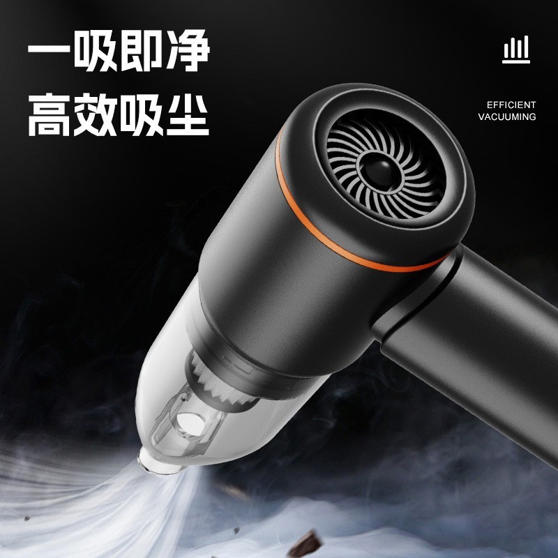 厂家定制便携车载吸尘器无线充电家车两用大功率大吸力手持式小巧图3