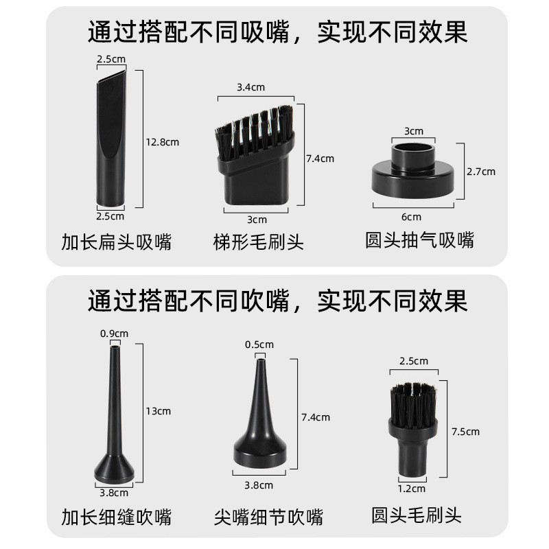 车载吸尘器大功率干湿两用汽车吸尘器5000pa无线迷你车用吸尘器图2