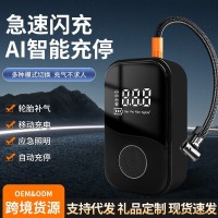 专用汽车充气泵车载便携智能无线数显打气筒多功能轮胎应急打气泵