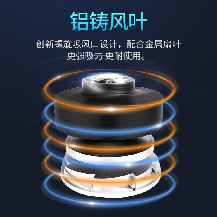 强劲无线车载吸尘器充电手持干湿两用吸尘器12V便携式车用吸尘器图3