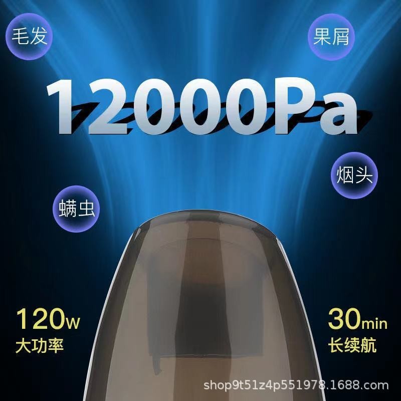 车载吸尘器干湿两用大功率12V家车两用大吸力无线手持吸尘器图2