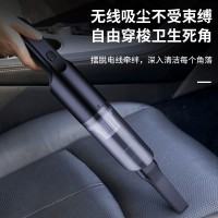 新款手持干湿两用车载吸尘器无线12V可充电吸尘器大功率强吸力