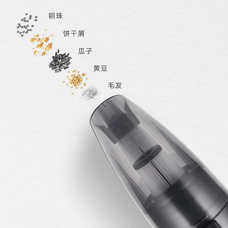 120W无线车载吸尘器无线充电式干湿车家两用超强吸力大车用吸尘器图3