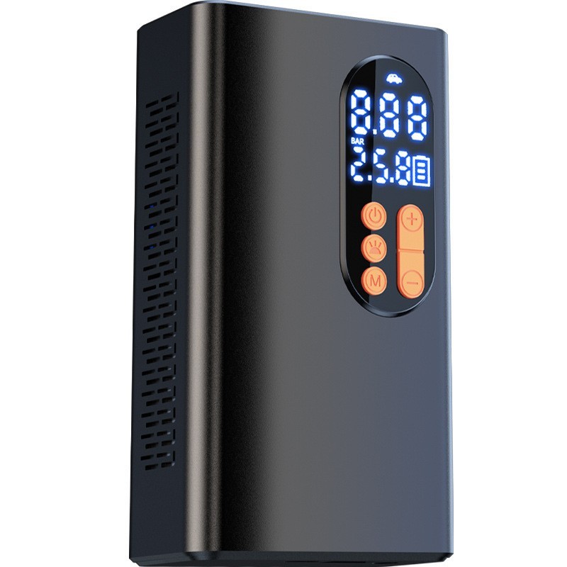 无线充气泵车载便携式自动打气泵手持电动高压轮胎汽车用打气筒宝图5