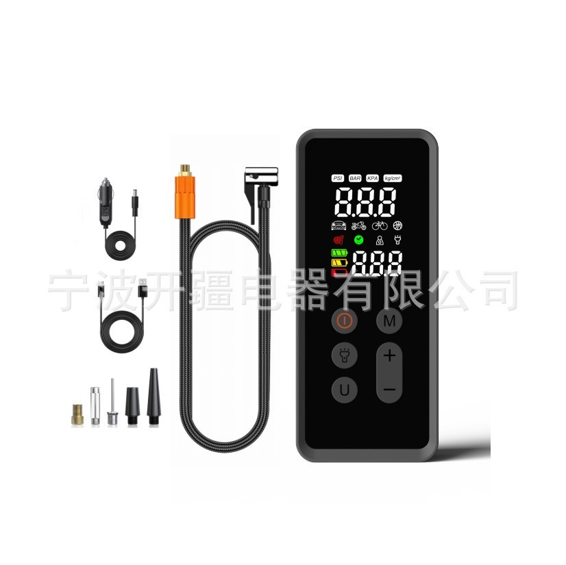 高品质智能充气泵无线充快速充气180PSI覆盖SUV大轮胎散热性能佳图2