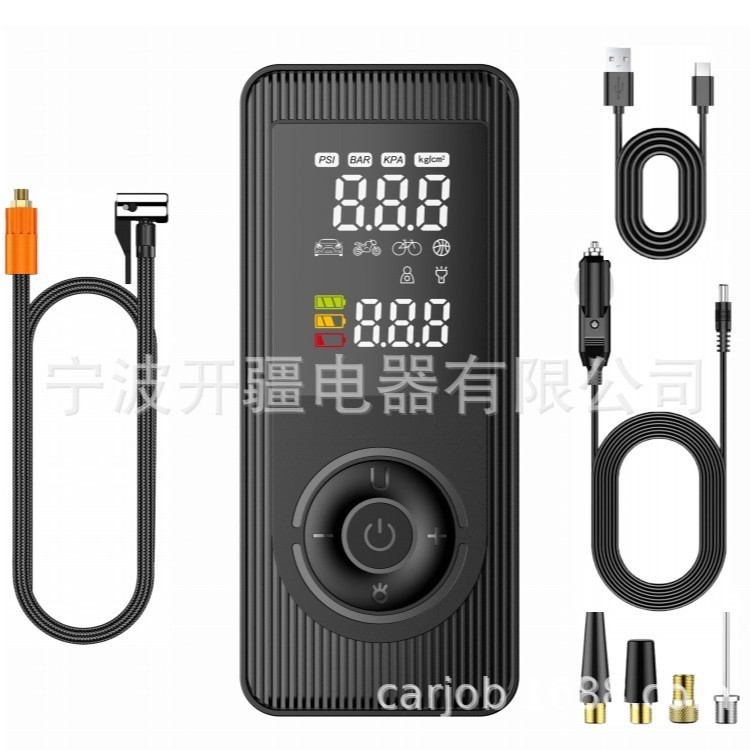 充气机便携式压缩机快速充气双动力气泵无绳便携式轮胎充气机图5