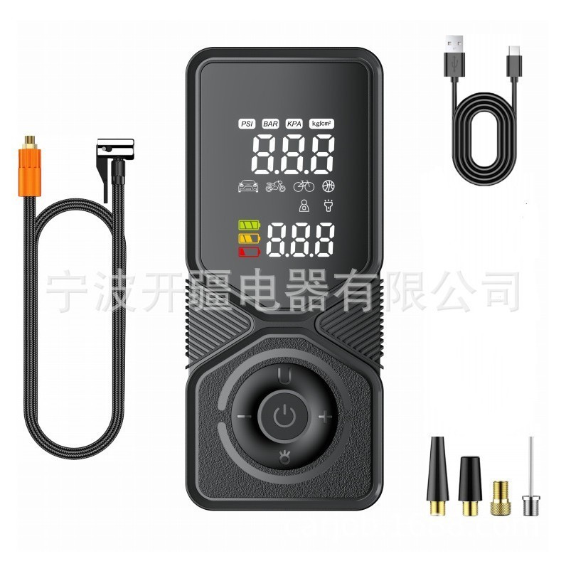 4000-9600MA智能无线充气泵便携配高安全锂电组支持参数外贸跨境图2