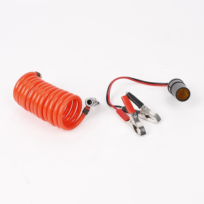 车载充气泵 双缸汽车用便携式打气泵 轮胎12V电动打气筒图2